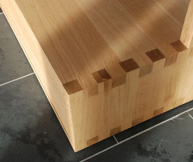 Mooi afgewerkte tandverbinding