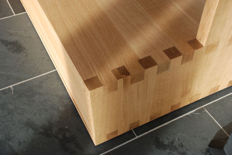 Mooi afgewerkte tandverbinding