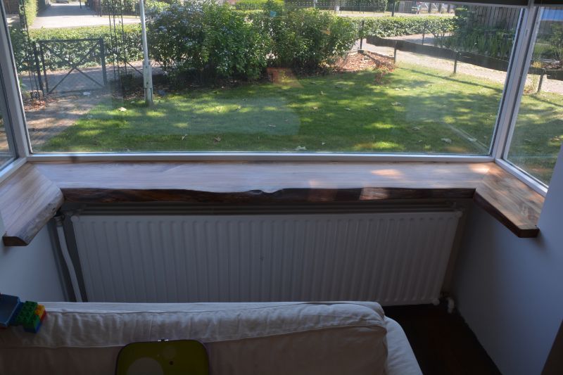 Houten vensterbank